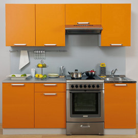 Кухня Симпл 2100 оранжевый