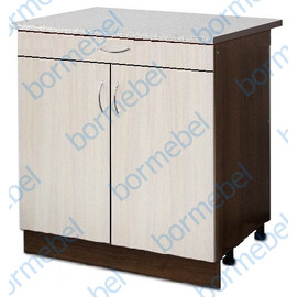 Кухонный шкаф с рабочей поверхностью и ящиком для посуды (600 мм)